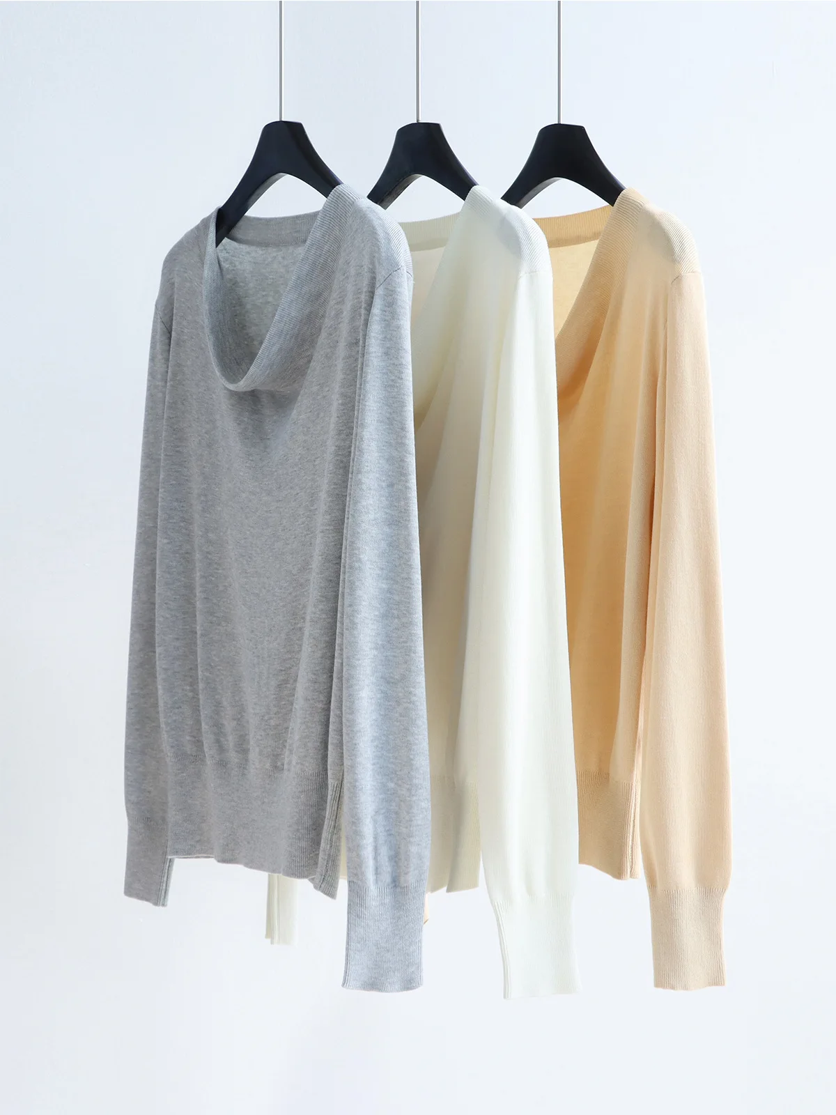 Dave&Di Long Sleeve Knit Sweater 26 Spring/Summer Lyocell Crewneck Top Korean Style Office Cover-Up New Arrival
Dave&Di Long Sleeve Knit Sweater 26 Spring/Summer Lyocell Crewneck Top Korean Style Office Cover-Up New Arrival