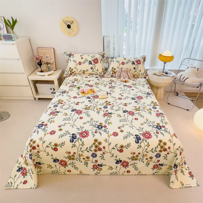 100% Cotton 3Pcs Garden Flower Art Bed Sheet Set Queen King Size Bedding Set for Girls Boys High Quality Thickened Bed Linen
100% Cotton 3Pcs Garden Flower Art Bed Sheet Set Queen King Size Bedding Set for Girls Boys High Quality Thickened Bed Linen