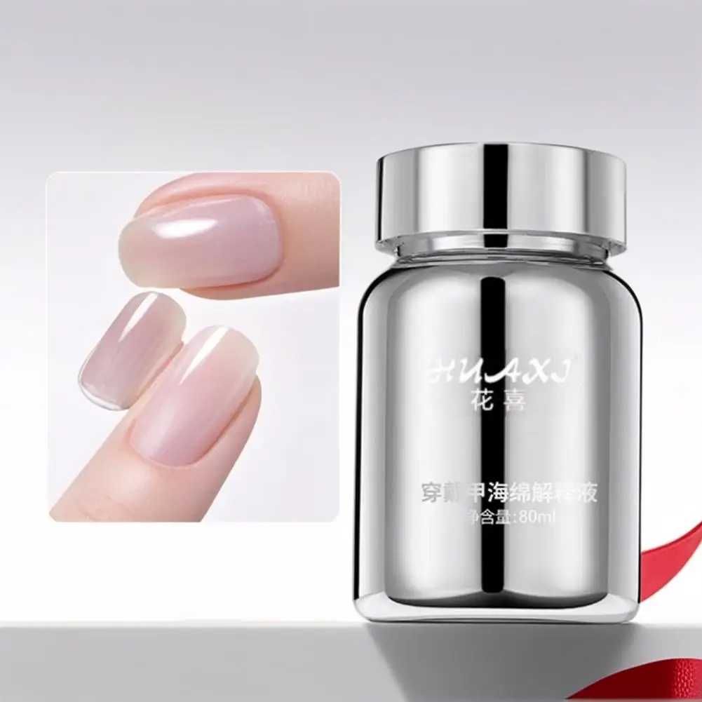 80ml Wearing Nail Sponge Glue Remover Quick Release Solution For Wearing & Removing Armor Non Damaging Nail Removal Water Y4R0
80ml Wearing Nail Sponge Glue Remover Quick Release Solution For Wearing & Removing Armor Non Damaging Nail Removal Water Y4R0