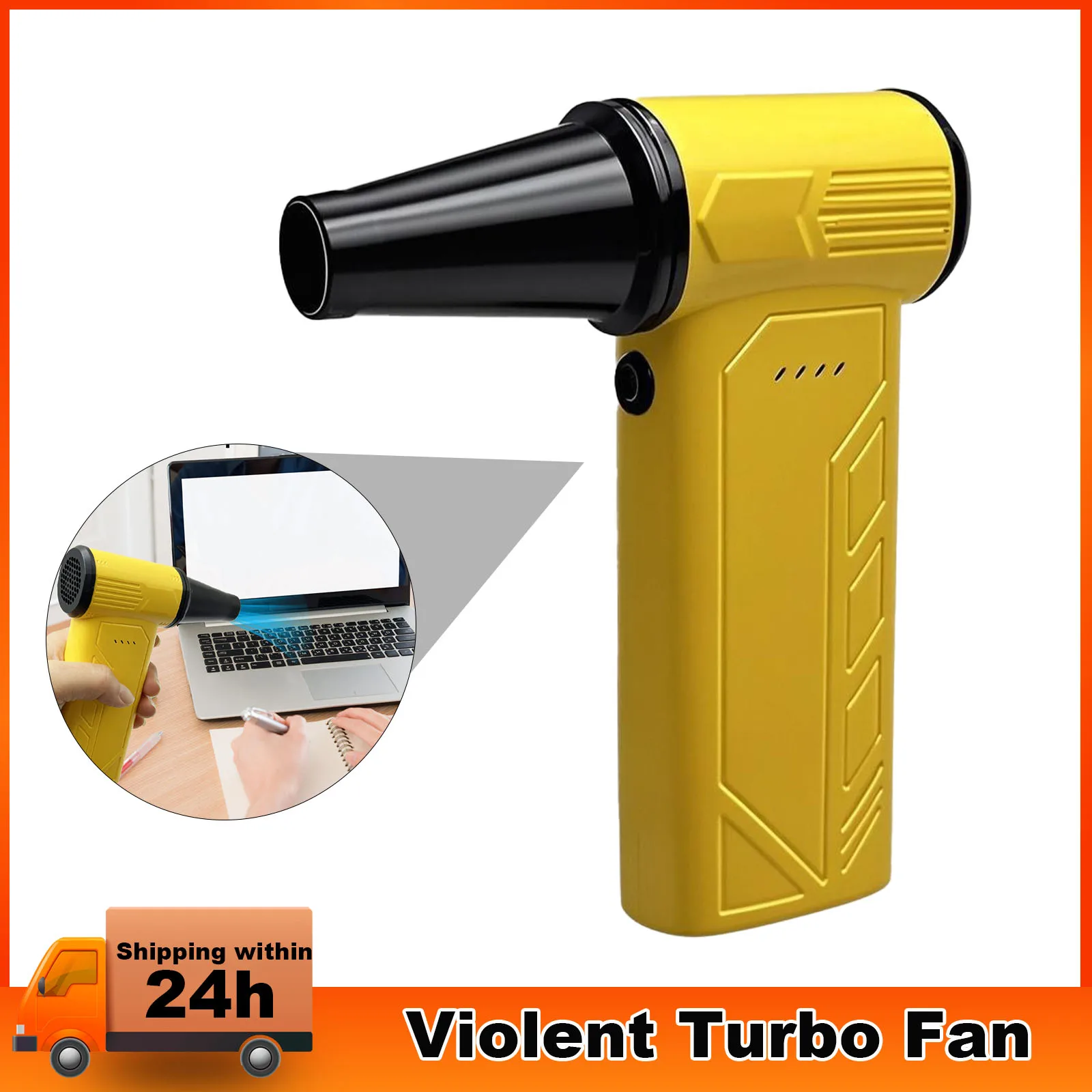 Violent Fan 100000RPM Powerful Air Blower Vacuum Dust Cleaner Type-C Charging Strong Winds Brushless Turbo Jet Blower
Violent Fan 100000RPM Powerful Air Blower Vacuum Dust Cleaner Type-C Charging Strong Winds Brushless Turbo Jet Blower