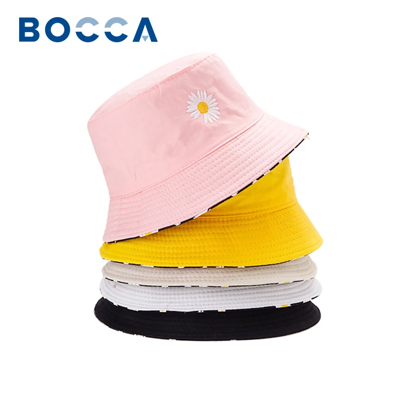 Bocca Reversible Bucket Hat Daisies Bucket Hats Embroidety Double Sides Cotton Cap Fisherman Hat Foldable Summer Outdoor
Bocca Reversible Bucket Hat Daisies Bucket Hats Embroidety Double Sides Cotton Cap Fisherman Hat Foldable Summer Outdoor