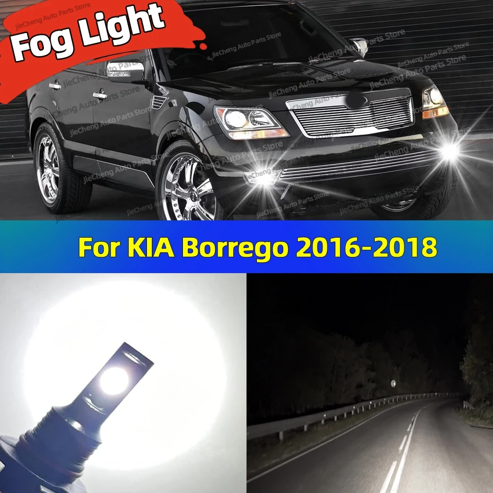 2Pcs 25000LM LED CSP Car Fog Lamps Super Bright 6000K Fog Light Bulbs Plug and Play For KIA Borrego 2016 2017 2018
2Pcs 25000LM LED CSP Car Fog Lamps Super Bright 6000K Fog Light Bulbs Plug and Play For KIA Borrego 2016 2017 2018