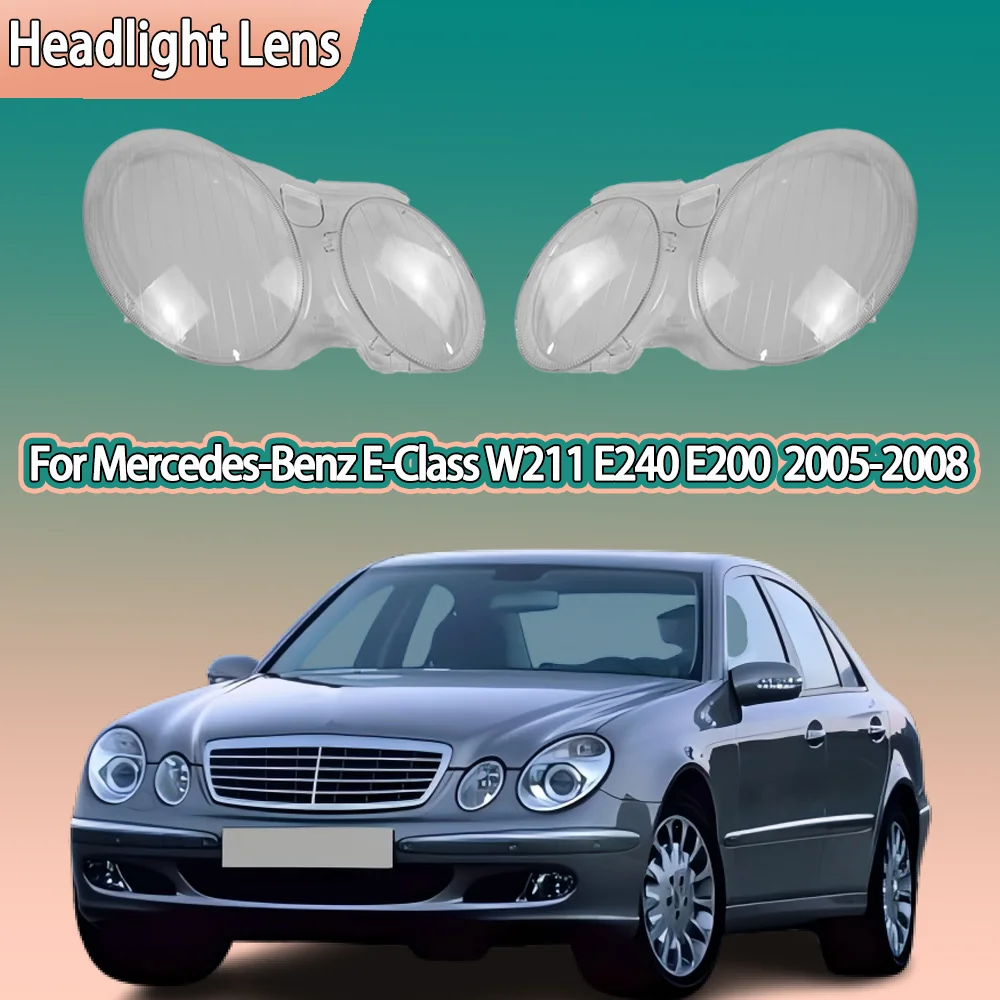 Car Headlight Lens Cover Replacement Transparent Lampshade Glass Shell For Benz E-Class W211 E240 E200 2005 2006 2007 2008
Car Headlight Lens Cover Replacement Transparent Lampshade Glass Shell For Benz E-Class W211 E240 E200 2005 2006 2007 2008