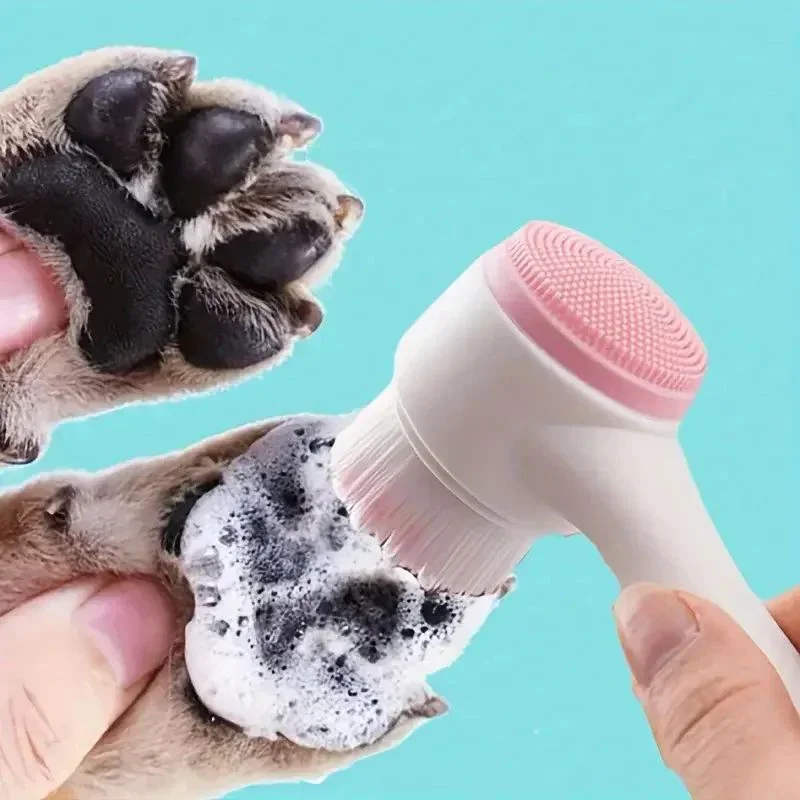 1pc- Silicone Pet Paw Cleaner & Massage Brush - Dual-Sided Dog Grooming Tool for Healthy Coats and Claws
1pc- Silicone Pet Paw Cleaner & Massage Brush - Dual-Sided Dog Grooming Tool for Healthy Coats and Claws