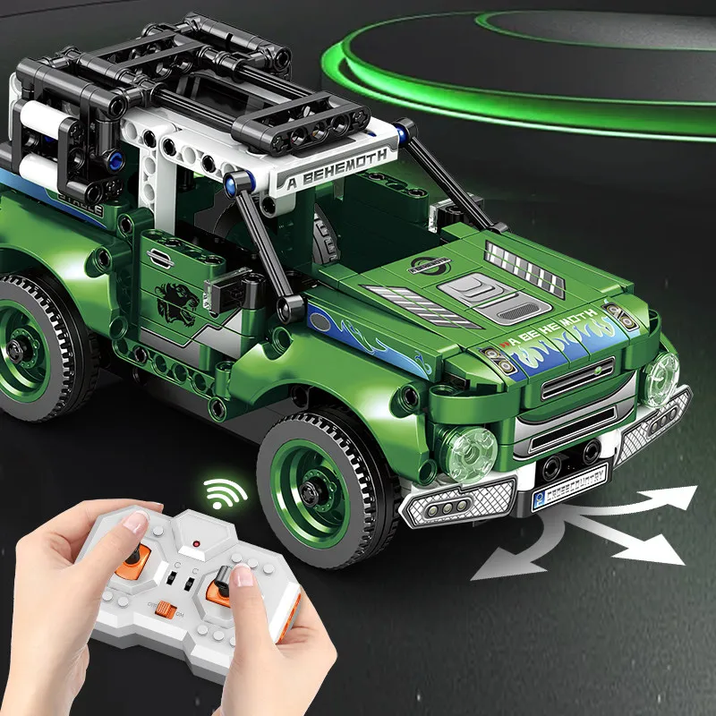 RC Building Block Off-Road Truck, 2.4G Remote Control Car, DIY Construction Toy Car, Toy Truck, Christmas Gift, Halloween Gift
RC Building Block Off-Road Truck, 2.4G Remote Control Car, DIY Construction Toy Car, Toy Truck, Christmas Gift, Halloween Gift