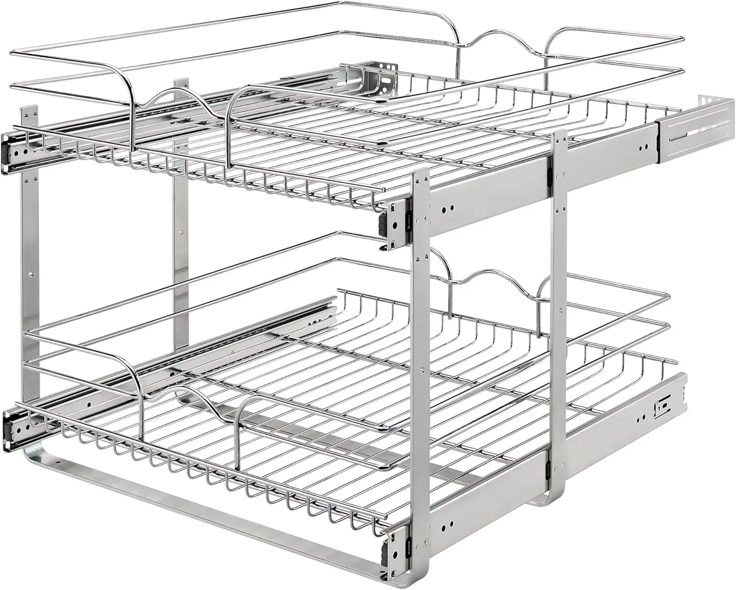 2-Tier Pullout Cabinet Organizer, Sliding Wire Basket for Kitchen Storage, Multiple Sizes Available
2-Tier Pullout Cabinet Organizer, Sliding Wire Basket for Kitchen Storage, Multiple Sizes Available