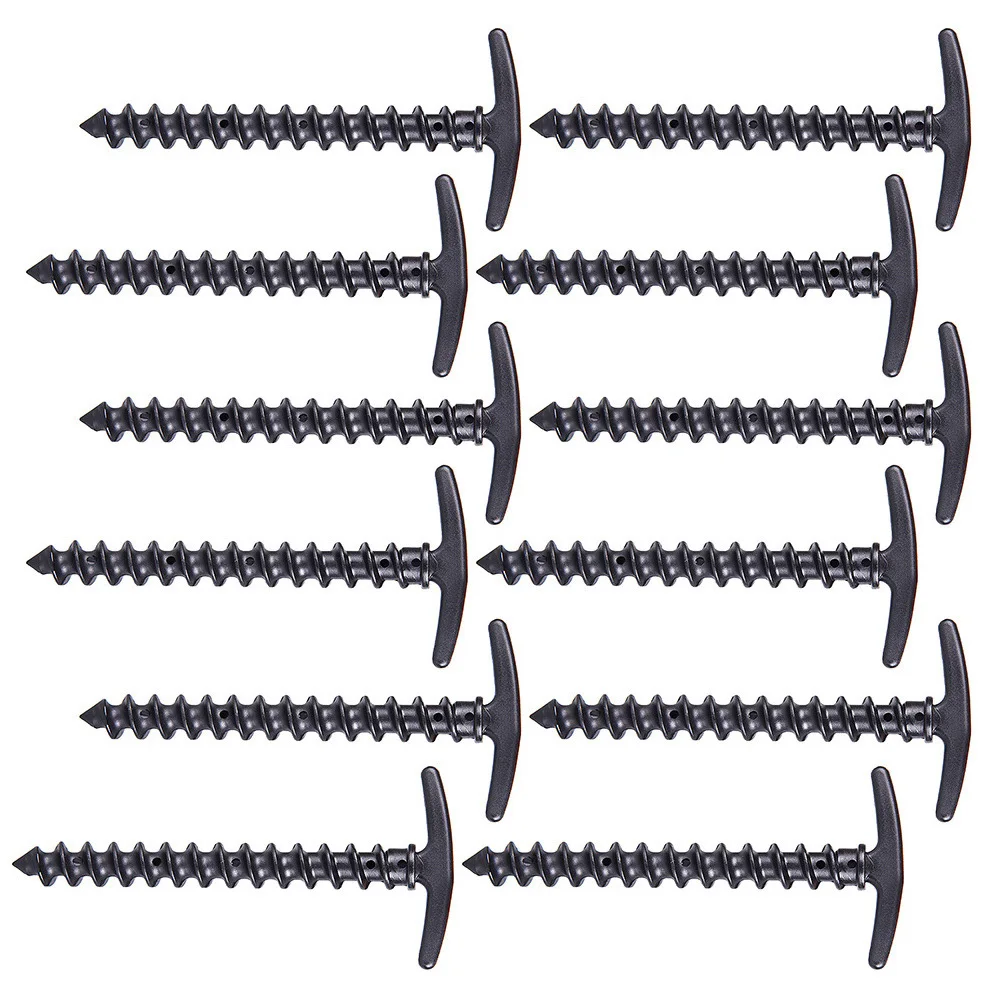 12Pcs Tent Stake Heavy Duty Plastic Peg for Outdoor Camping Tents Anchoring in Grass Mud Sand Quick Install Remove
12Pcs Tent Stake Heavy Duty Plastic Peg for Outdoor Camping Tents Anchoring in Grass Mud Sand Quick Install Remove