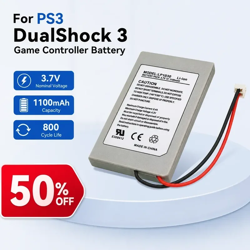 For PS3 DualShock 3 Gamepad Battery LIP1359
For PS3 DualShock 3 Gamepad Battery LIP1359