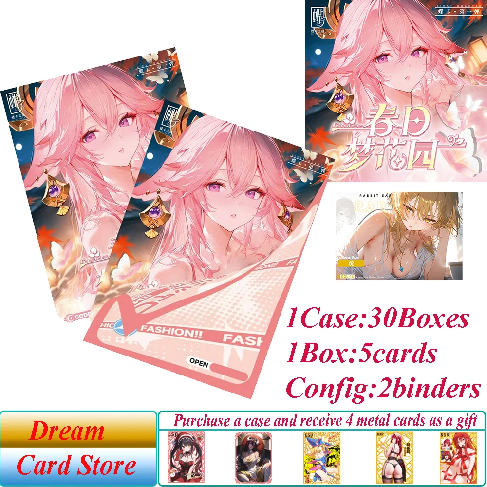 Goddess Story Spring Dream A5 Garden Collection Cards Anime Female Lead Rem Kafka Bikini Spicy Black Silk Sexy Doujin Toy Gift
Goddess Story Spring Dream A5 Garden Collection Cards Anime Female Lead Rem Kafka Bikini Spicy Black Silk Sexy Doujin Toy Gift