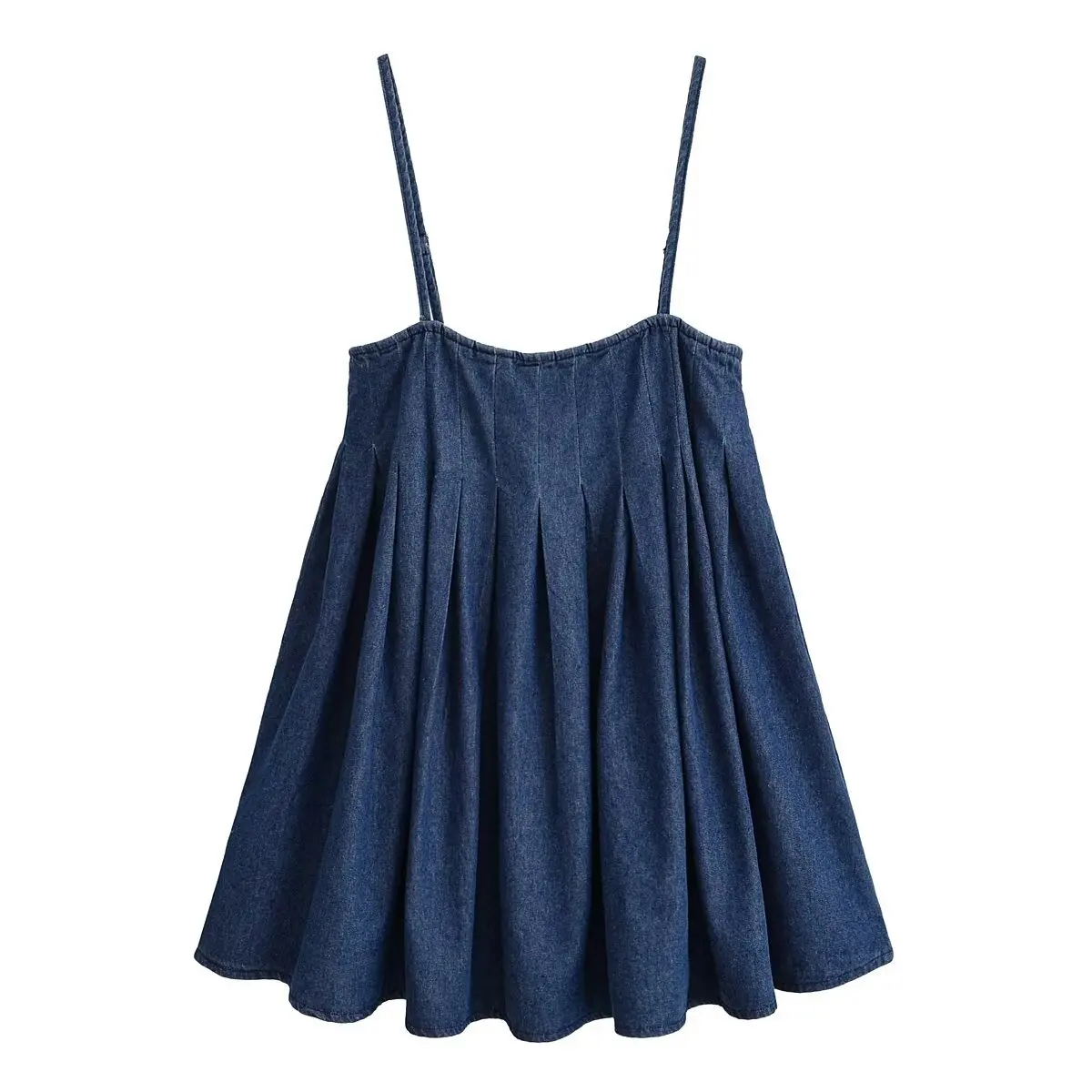 Casual All-match Sleeveless Denim Camisole 2025 New Navy Blue Zipper Loose Pleated Tank Top Adjustable Strap Summer Woman Vest
Casual All-match Sleeveless Denim Camisole 2025 New Navy Blue Zipper Loose Pleated Tank Top Adjustable Strap Summer Woman Vest