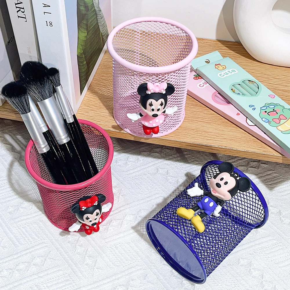 Disney Mickey Mouse Design Metal Mesh Pen Holder - Square/Round Desk Organiser Container, Durable IP Pencil Case for Fans
Disney Mickey Mouse Design Metal Mesh Pen Holder - Square/Round Desk Organiser Container, Durable IP Pencil Case for Fans