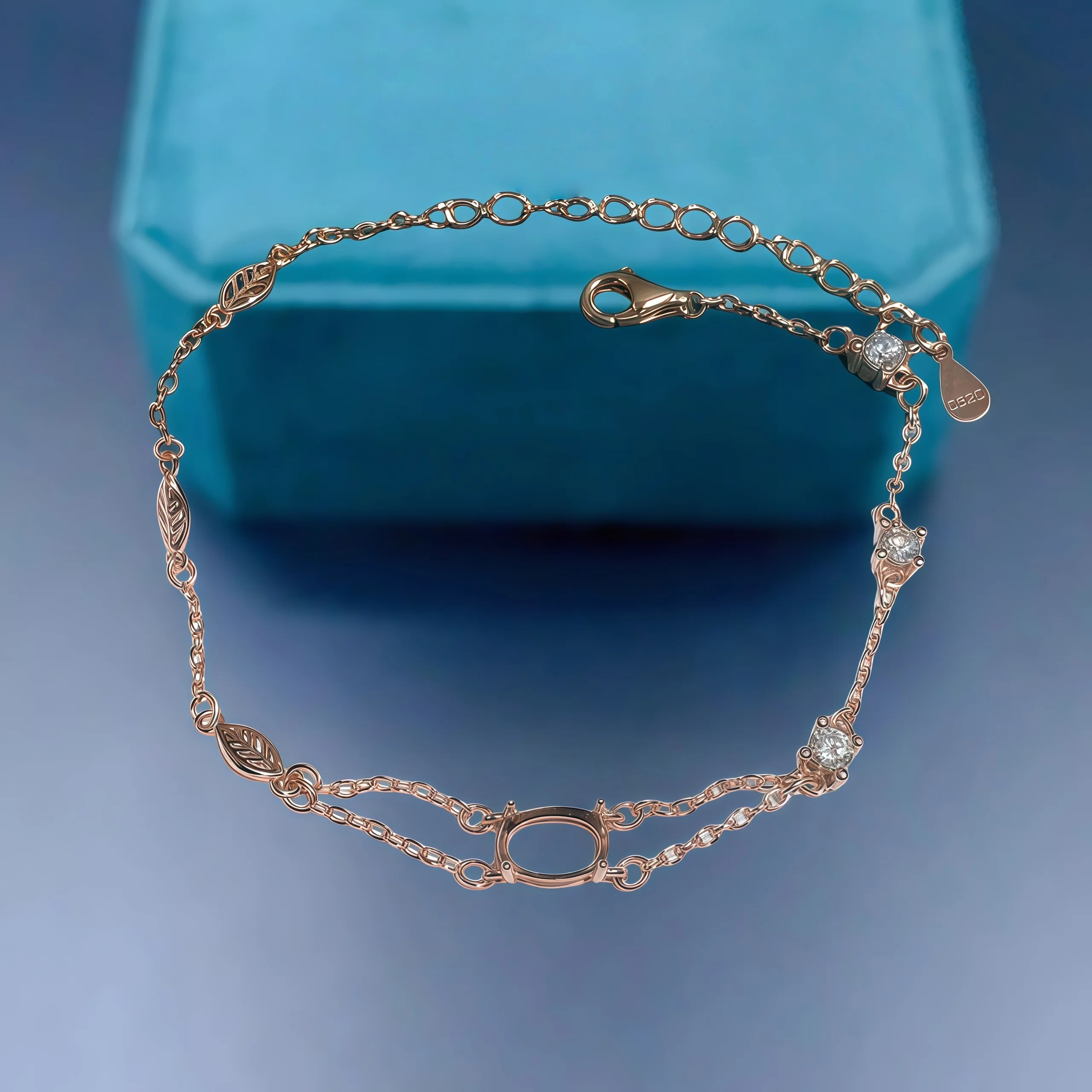 L S925 Sterling Silver Empty Holder Bracelet Settings 5*7mmEllipse Stone Fine Jewelry Wrist Simple Design for Woman DIY Jewelry
L S925 Sterling Silver Empty Holder Bracelet Settings 5*7mmEllipse Stone Fine Jewelry Wrist Simple Design for Woman DIY Jewelry