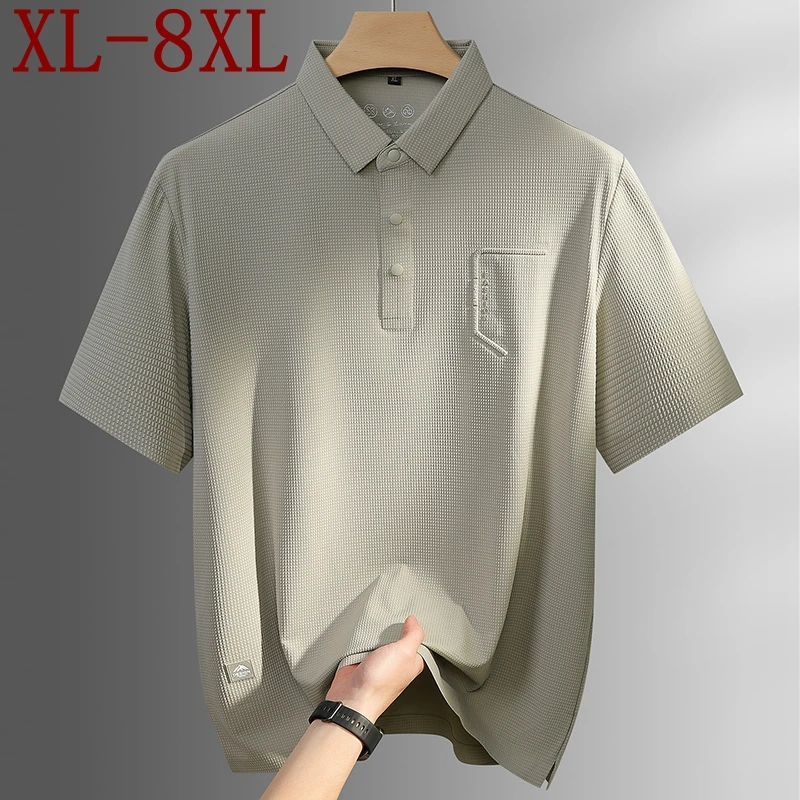 8XL 7XL 6XL 2026 New Summer Top Grade Luxury Cool Shirts For Man Tops Casual Mens Polo Shirt Loose Lapel camisetas masculino
8XL 7XL 6XL 2026 New Summer Top Grade Luxury Cool Shirts For Man Tops Casual Mens Polo Shirt Loose Lapel camisetas masculino