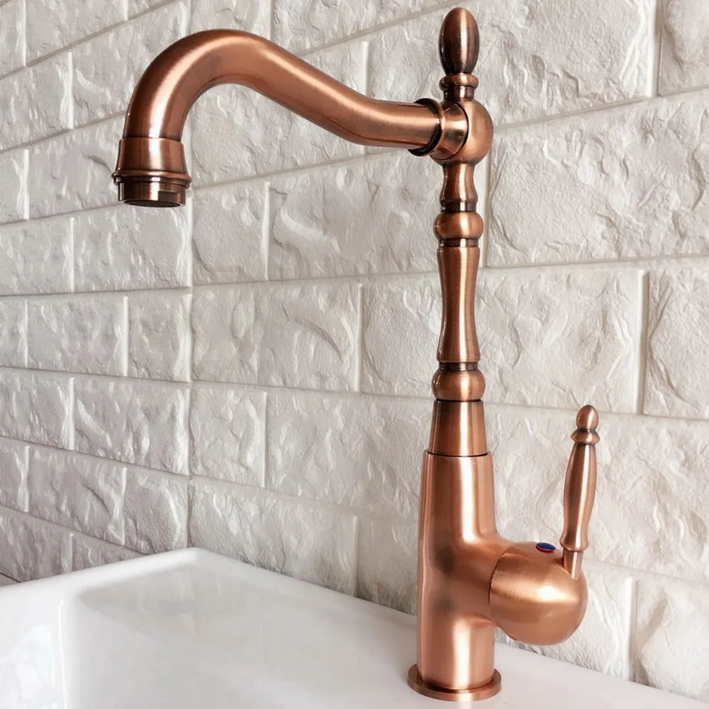 Antique Red Copper Kitchen Faucets Deck Mounted Mixer Tap 360 Degree Rotation Mixer Tap Knf420
Antique Red Copper Kitchen Faucets Deck Mounted Mixer Tap 360 Degree Rotation Mixer Tap Knf420