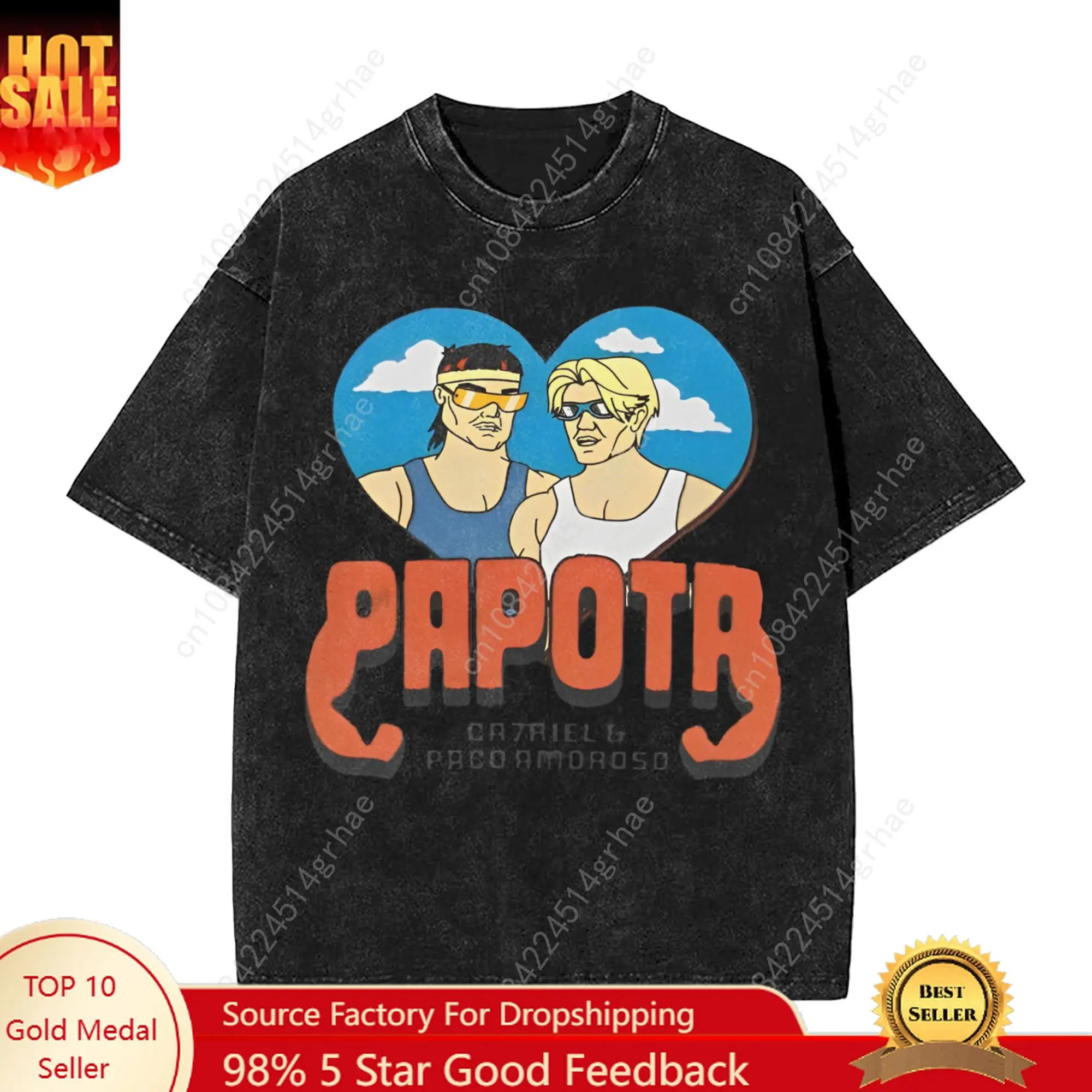 CA7RIEL & Paco Amoroso Papota Tour T Shirt Summer Y2K Basic T Shirts Cotton Hip Hop Tshirt For Men Short Sleeve Loose Tops
CA7RIEL & Paco Amoroso Papota Tour T Shirt Summer Y2K Basic T Shirts Cotton Hip Hop Tshirt For Men Short Sleeve Loose Tops