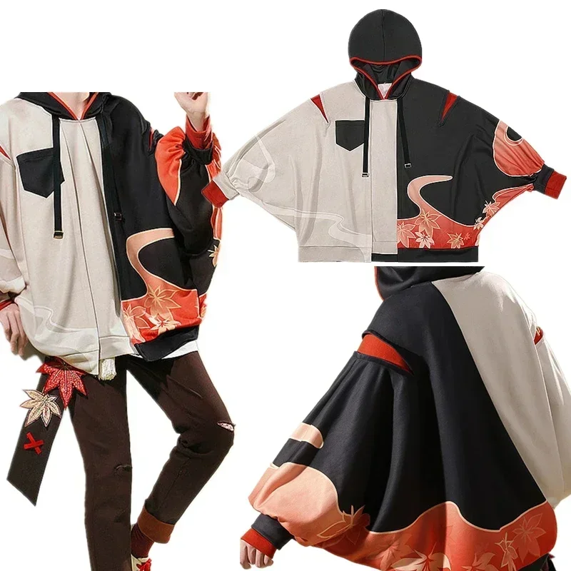 Game Genshin Impact Kaedehara Kazuha Adult Hoodie Cosplay Costume Sweatshirts Pullover Sweatshirts Casual Jacket Coat
Game Genshin Impact Kaedehara Kazuha Adult Hoodie Cosplay Costume Sweatshirts Pullover Sweatshirts Casual Jacket Coat