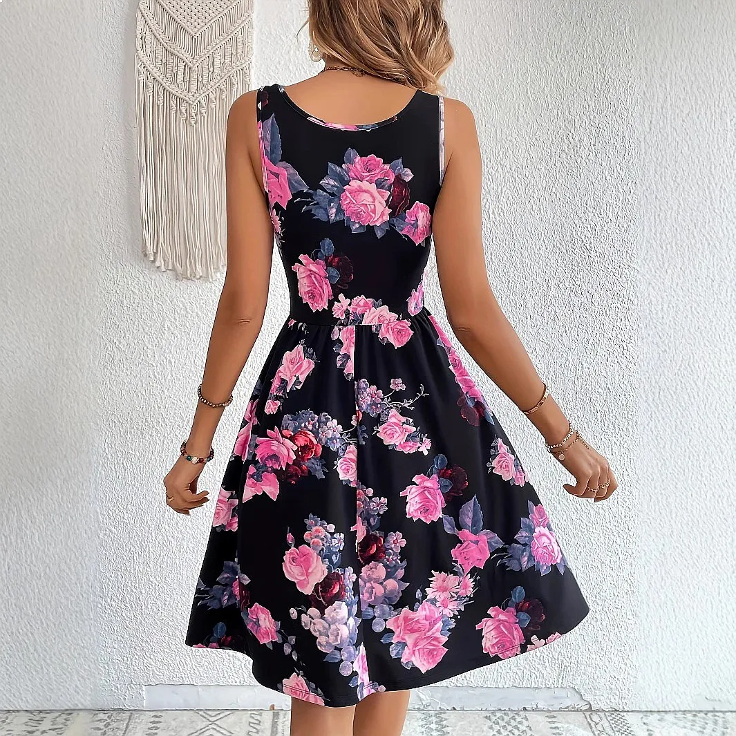 Summer Dress Dresses Sleeveless Print Casual Vest Top Jumpsuit Playsuit Matching Set Evening Gown
Summer Dress Dresses Sleeveless Print Casual Vest Top Jumpsuit Playsuit Matching Set Evening Gown