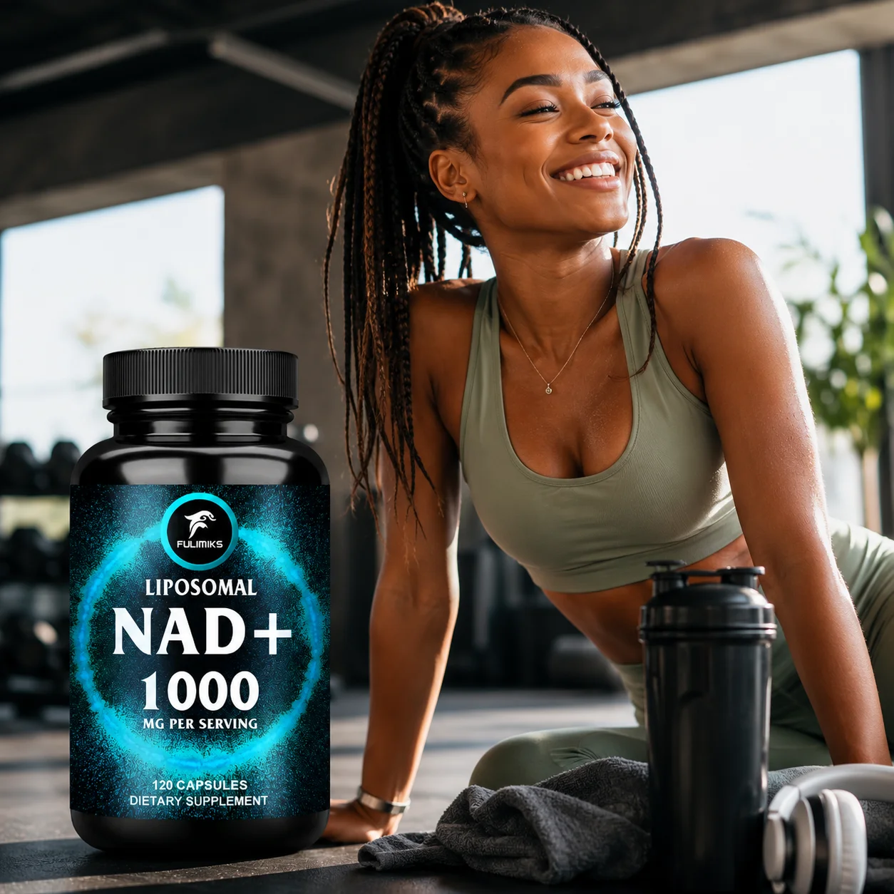 Anti-Aging Liposomal NAD+ Capsules, with NAD+ Complex & Phosphatidylcholine, Maintain Brain & Cardiovascular Wellness
Anti-Aging Liposomal NAD+ Capsules, with NAD+ Complex & Phosphatidylcholine, Maintain Brain & Cardiovascular Wellness