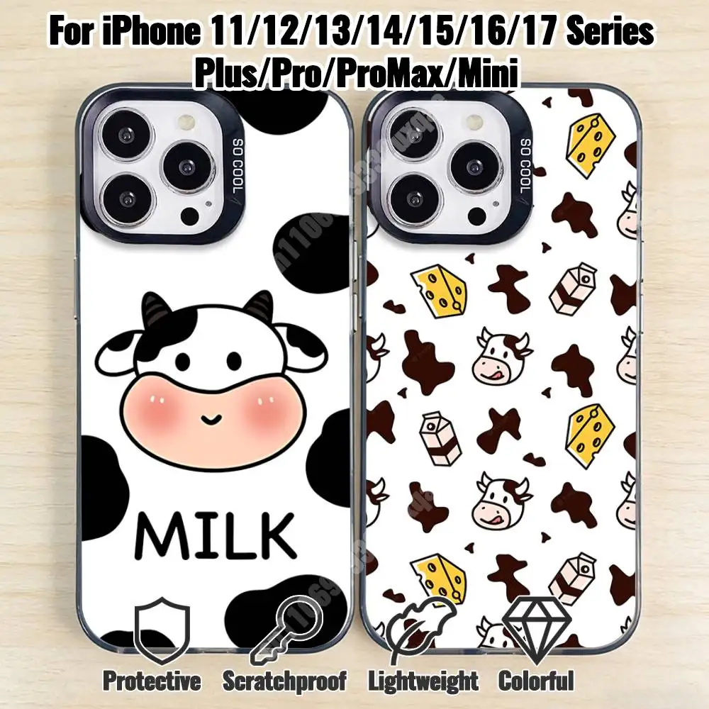 Kawaii Cow Spots Pattern Phone Case for iPhone 17 16 15 Max Mini 14 13 Pro Plus 12 11 X XS Air IMD Cover
Kawaii Cow Spots Pattern Phone Case for iPhone 17 16 15 Max Mini 14 13 Pro Plus 12 11 X XS Air IMD Cover