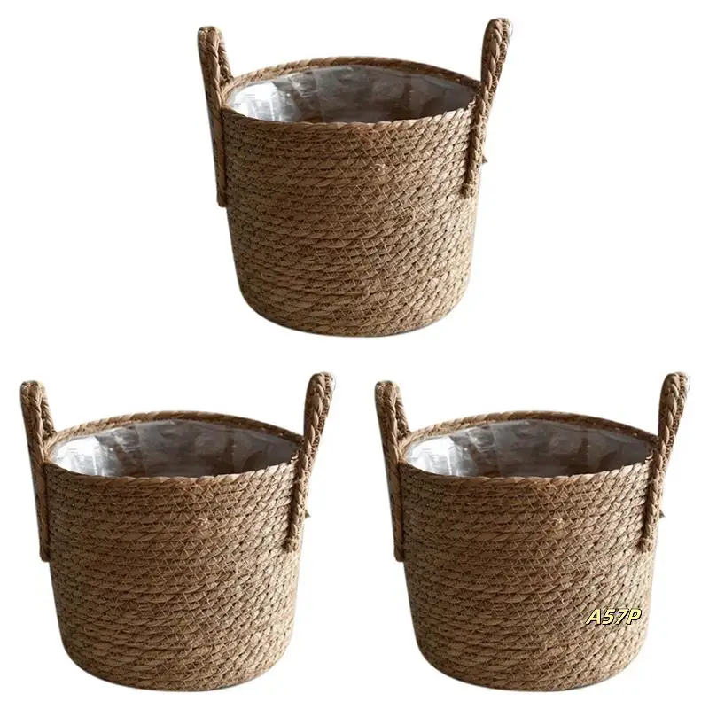3X корзина для хранения соломы, пол из ротанга, цветочный горшок, украшение для рукоделия, современный дом, гостиная, спальня, магазин, цветочная корзина
3X корзина для хранения соломы, пол из ротанга, цветочный горшок, украшение для рукоделия, современный дом, гостиная, спальня, магазин, цветочная корзина