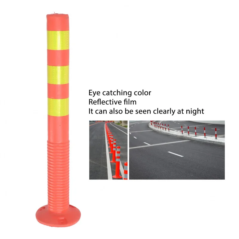 Traffic Delineator Post Cones Traffic Safety Barrier with Visibility 75cm for Construction and Crowd Control
Traffic Delineator Post Cones Traffic Safety Barrier with Visibility 75cm for Construction and Crowd Control