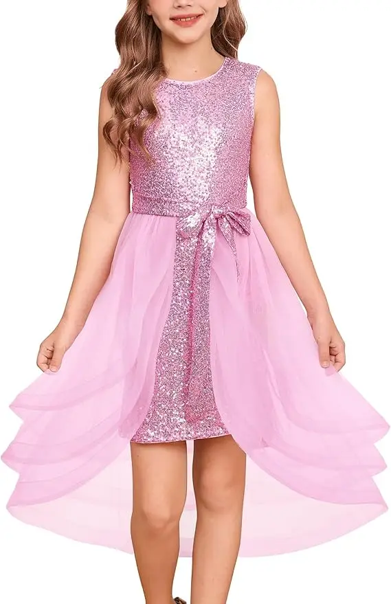 Snvdzo Flower Girls Sequin Three-Layer Tulle Midi Dress With Bow For Wedding Birthday Evening Party Prom Banquet Dress2026
Snvdzo Flower Girls Sequin Three-Layer Tulle Midi Dress With Bow For Wedding Birthday Evening Party Prom Banquet Dress2026