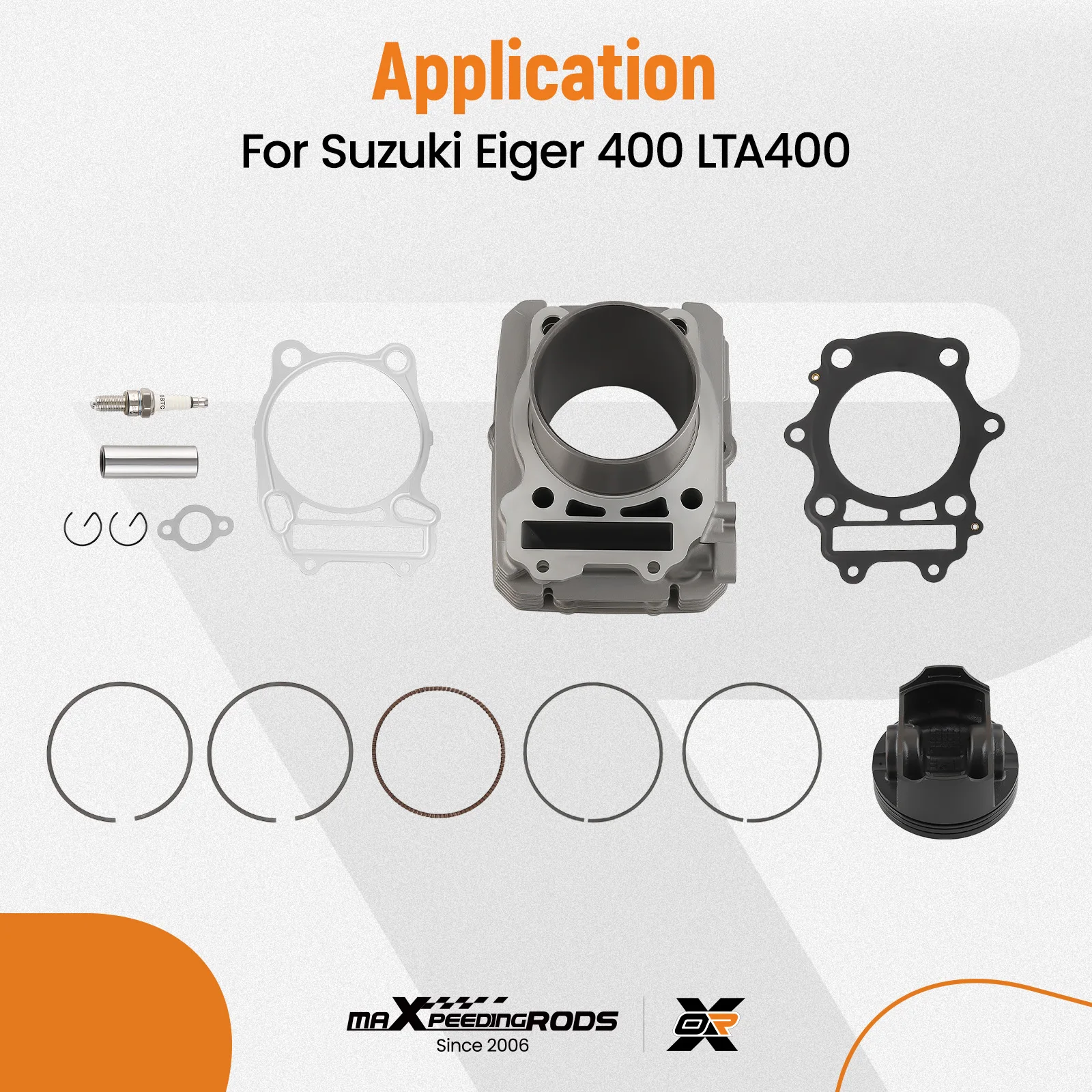 Cylinder Piston Ring Gasket Kit For Suzuki King Quad 400 LTA400FZ 4x4 2014
Cylinder Piston Ring Gasket Kit For Suzuki King Quad 400 LTA400FZ 4x4 2014