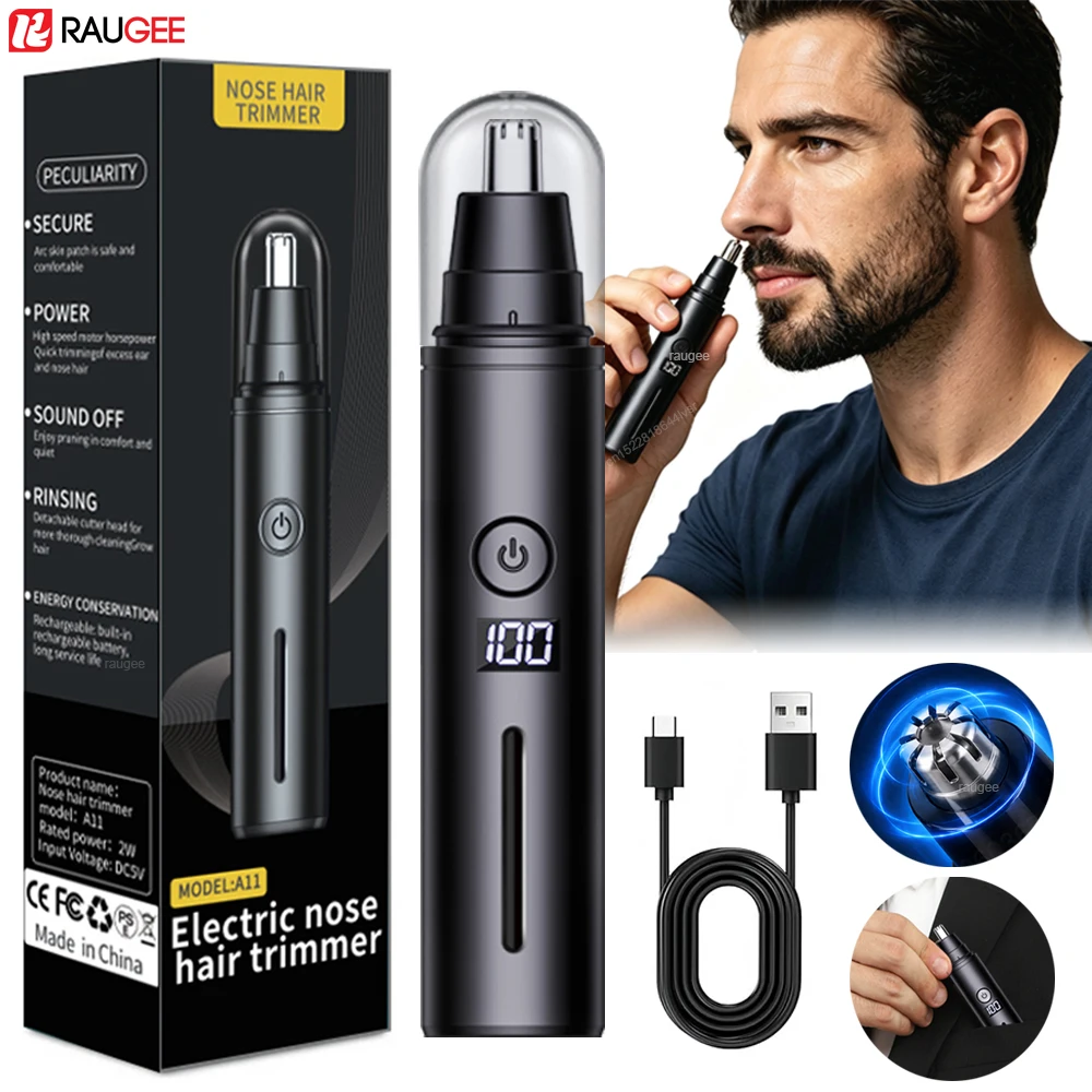 Nose Hair Trimmer for Men Electric Nose Hair Clipper Portable Nose and Ears Hair Trimmer USB Rechargeable Mini Nose Hair Removal
Nose Hair Trimmer for Men Electric Nose Hair Clipper Portable Nose and Ears Hair Trimmer USB Rechargeable Mini Nose Hair Removal