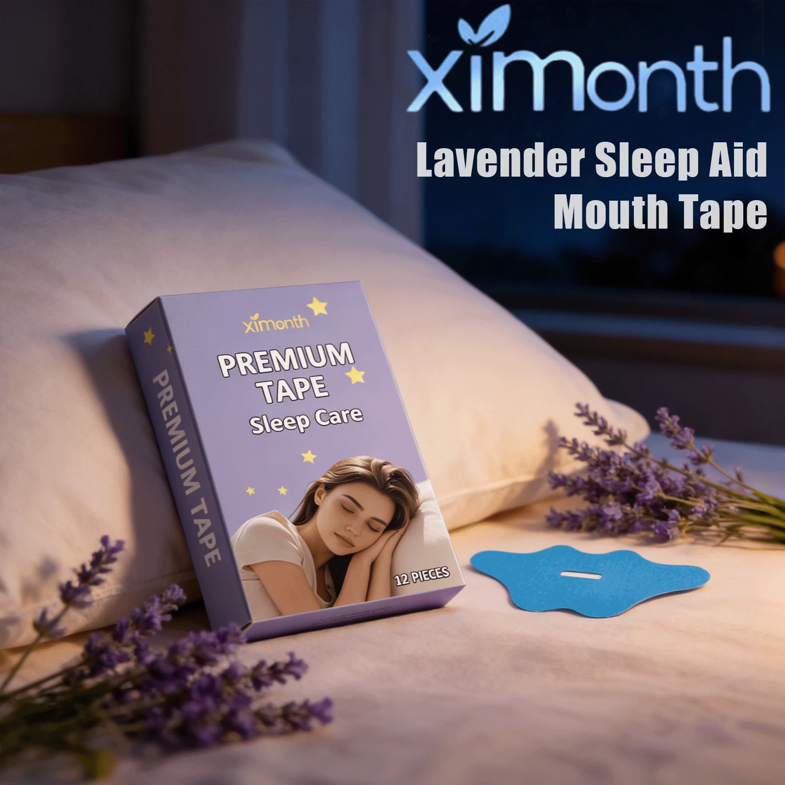 Ximonth Sleep Aid Mouth Tape Correct Oral Breathing Reduce Snoring Lavender Aid Deep Sleep Comfortable Wearing Anti Snore Patch
Ximonth Sleep Aid Mouth Tape Correct Oral Breathing Reduce Snoring Lavender Aid Deep Sleep Comfortable Wearing Anti Snore Patch
