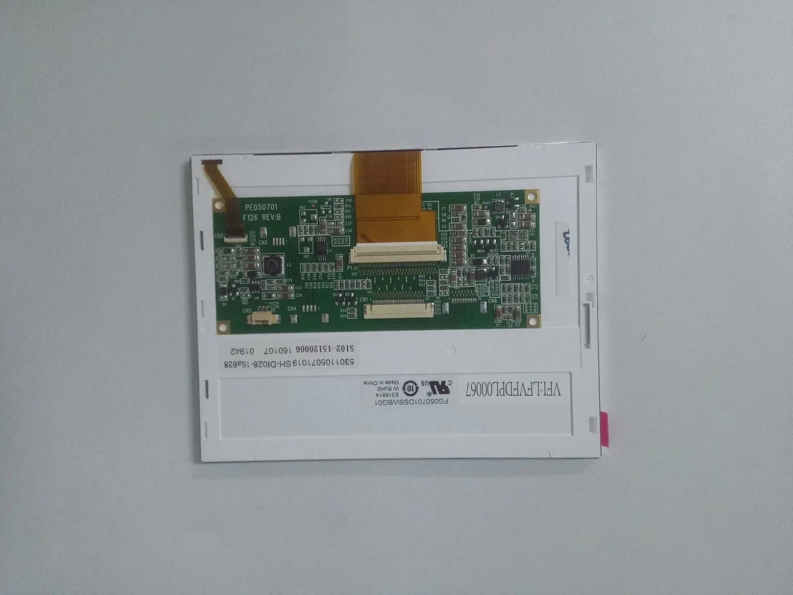 5,7-дюймовый жидкокристаллический дисплей FG050701DSSWBG01
5,7-дюймовый жидкокристаллический дисплей FG050701DSSWBG01