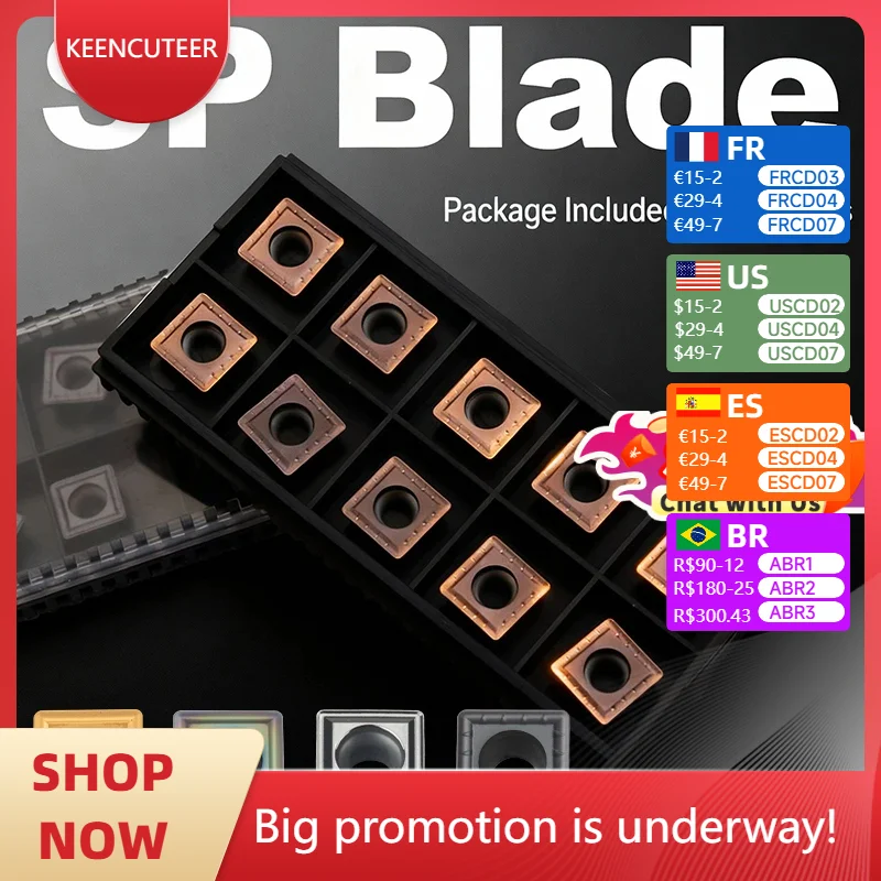 Power Drill U Drill Blade SPMG CNC Machine Tool Milling Cutter Carbide Blade Stainless Steel Cutter Head SPGT And SPGG blade
Power Drill U Drill Blade SPMG CNC Machine Tool Milling Cutter Carbide Blade Stainless Steel Cutter Head SPGT And SPGG blade