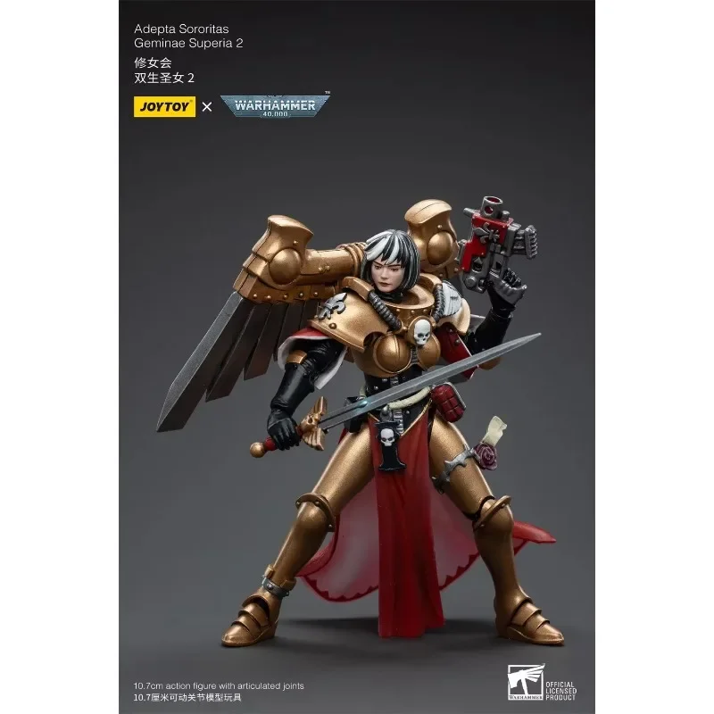 【In Stock】JOYTOY Warhammer 40K 1/18 Scale Adepta Sororitas Geminae Superia Twins Goddess Action Figure Model Toys Collection
【In Stock】JOYTOY Warhammer 40K 1/18 Scale Adepta Sororitas Geminae Superia Twins Goddess Action Figure Model Toys Collection