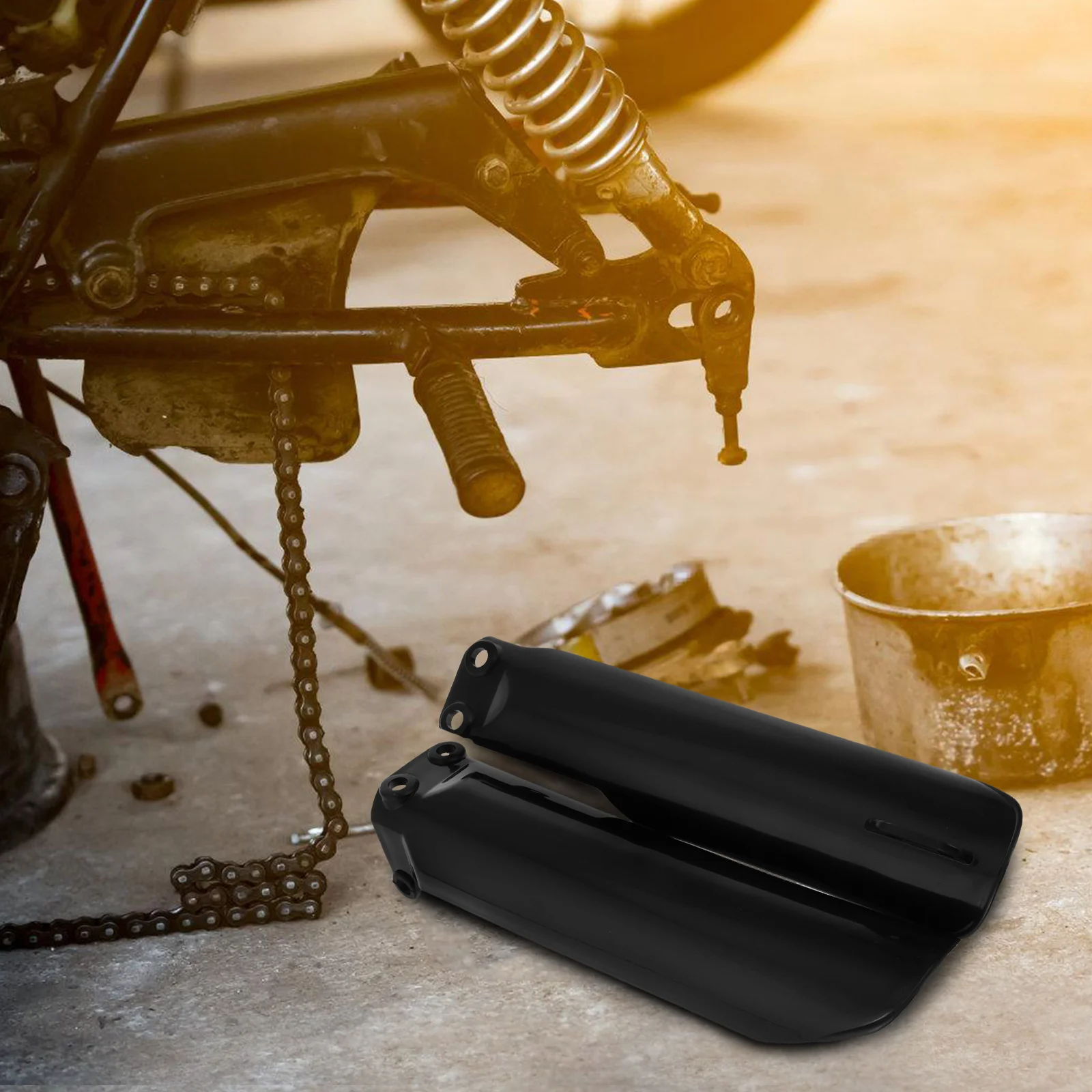 Motorcycle Shock Absorber Guard Durable Material Easy Installation Wide Compatibility Front Fork Cap Protector Mudguard Saver
Motorcycle Shock Absorber Guard Durable Material Easy Installation Wide Compatibility Front Fork Cap Protector Mudguard Saver