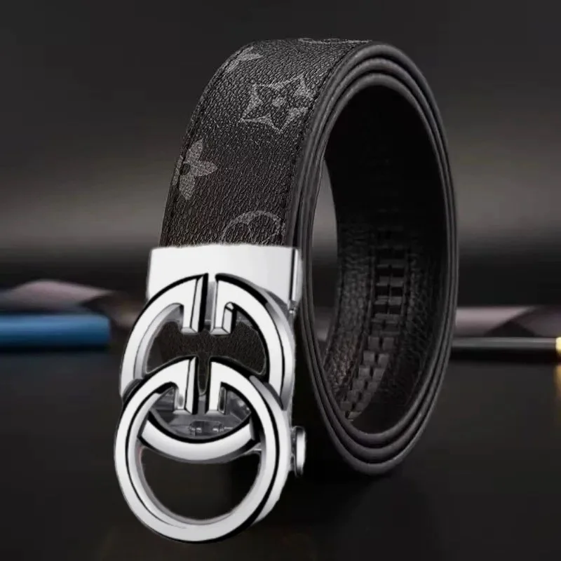 Men belt Genuine Leather Belt Metal Alloy Automatic Buckle Brand Luxury Design Waist Belts for Men Strap Male
Men belt Genuine Leather Belt Metal Alloy Automatic Buckle Brand Luxury Design Waist Belts for Men Strap Male