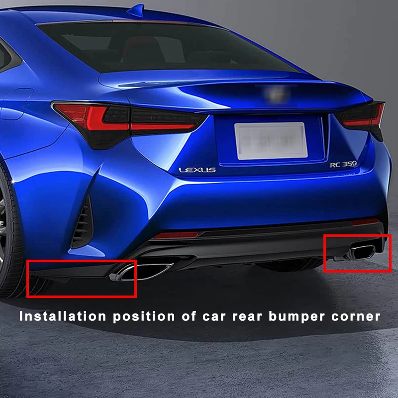 For Lexus RC 200 300 350 2014-2021 Car Rear Wrap Angle Splitters Trunk Lip Spoiler Canard Wing Body Spoiler Anti-crash Diffuser
For Lexus RC 200 300 350 2014-2021 Car Rear Wrap Angle Splitters Trunk Lip Spoiler Canard Wing Body Spoiler Anti-crash Diffuser