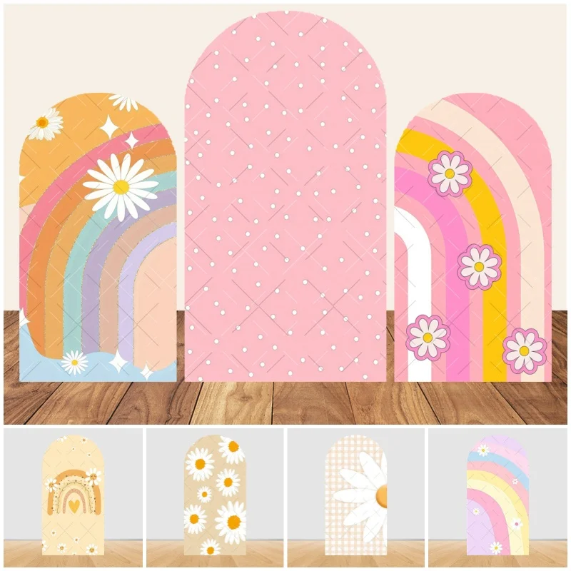 Groovy Rainbow Arch Photography Backdrop Cover Daisy Flower Baby Shower Birthday Party Decor Photo Photographic Background Props
Groovy Rainbow Arch Photography Backdrop Cover Daisy Flower Baby Shower Birthday Party Decor Photo Photographic Background Props