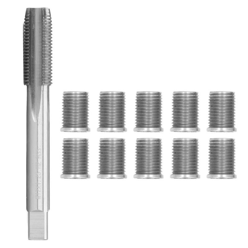 Spark Plug Thread Repair Tool M10x1.25 Bolt + M12x1.25 Tap Auto Accessories Hardware Kit
Spark Plug Thread Repair Tool M10x1.25 Bolt + M12x1.25 Tap Auto Accessories Hardware Kit