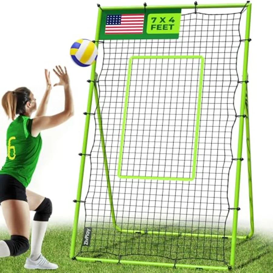 Volleyball Rebounder Net Lacrosse Rebounder Bounce Back Equipment with 5 Adjustable Rebound Angles Ground Stakes Neon Strap for
Volleyball Rebounder Net Lacrosse Rebounder Bounce Back Equipment with 5 Adjustable Rebound Angles Ground Stakes Neon Strap for