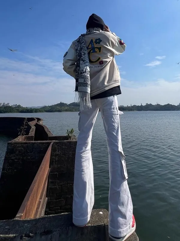 White American High Street Tie Dye Jeans Men's Winter Micro Flare Vibe Trousers Tall Knife Workwear Straight Loose Fit Jeans
White American High Street Tie Dye Jeans Men's Winter Micro Flare Vibe Trousers Tall Knife Workwear Straight Loose Fit Jeans