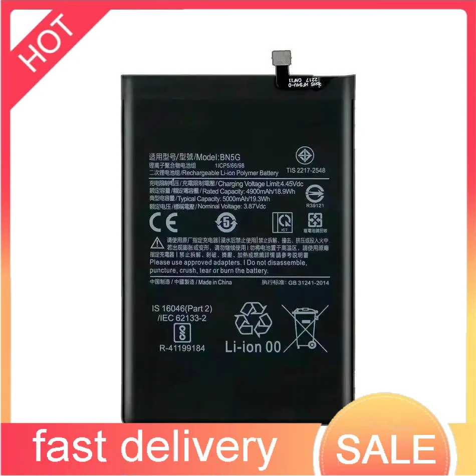 For Xiaomi Redmi 10A 10C Mobile Phone Battery Long-Lasting Performance 5000Mah High BN5G
For Xiaomi Redmi 10A 10C Mobile Phone Battery Long-Lasting Performance 5000Mah High BN5G