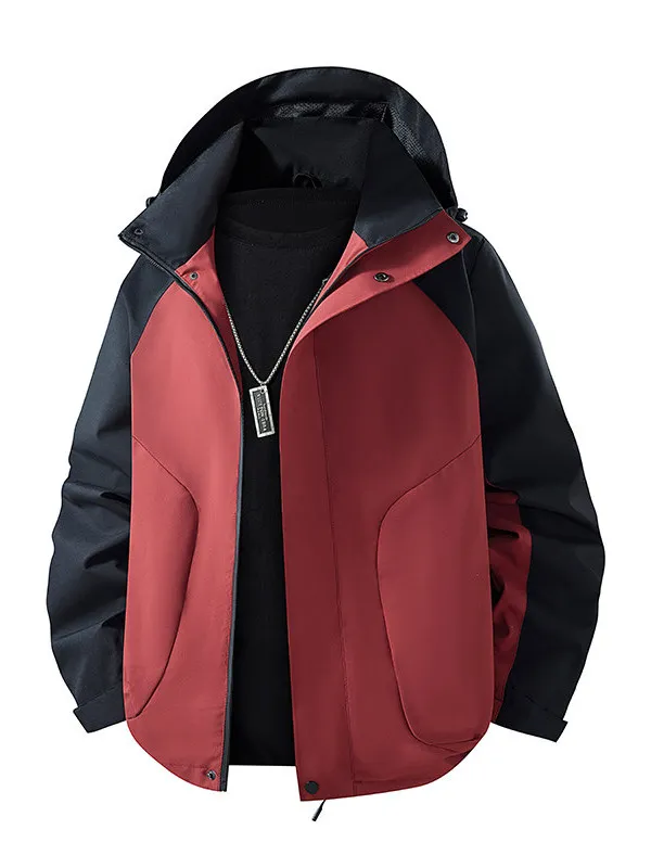 Outdoor Sports Men's Spring Autumn Casual Climbing Jacket Waterproof Windproof Color Block Design Youth Popular Polyester Fiber
Outdoor Sports Men's Spring Autumn Casual Climbing Jacket Waterproof Windproof Color Block Design Youth Popular Polyester Fiber