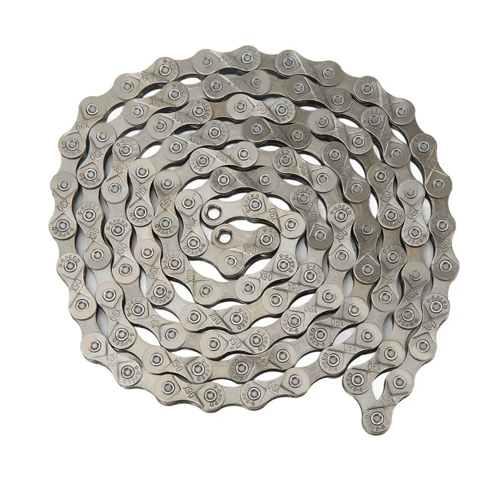 Durable 9 Speed Bicycle Chain 116 Links Carbon Steel Road Bike Chain Brown Smooth-Shifting Replacement Chain Bike Maintenance
Durable 9 Speed Bicycle Chain 116 Links Carbon Steel Road Bike Chain Brown Smooth-Shifting Replacement Chain Bike Maintenance