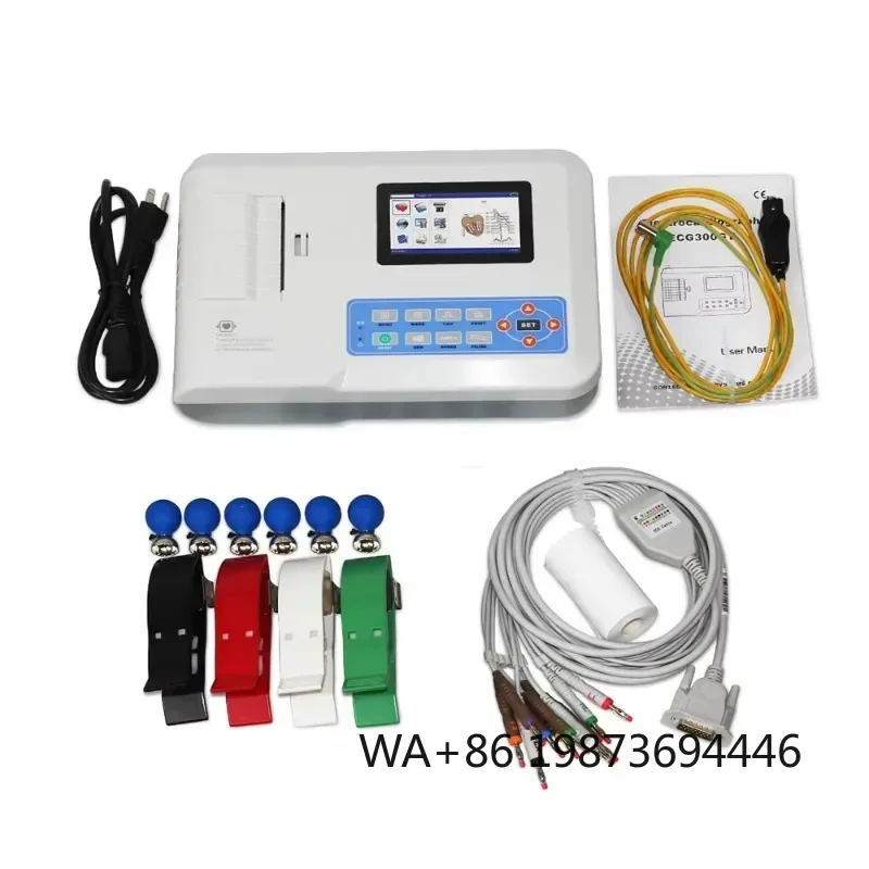 Portable 3 Channel 12 Leads Manual ECG Machine Auto
Portable 3 Channel 12 Leads Manual ECG Machine Auto