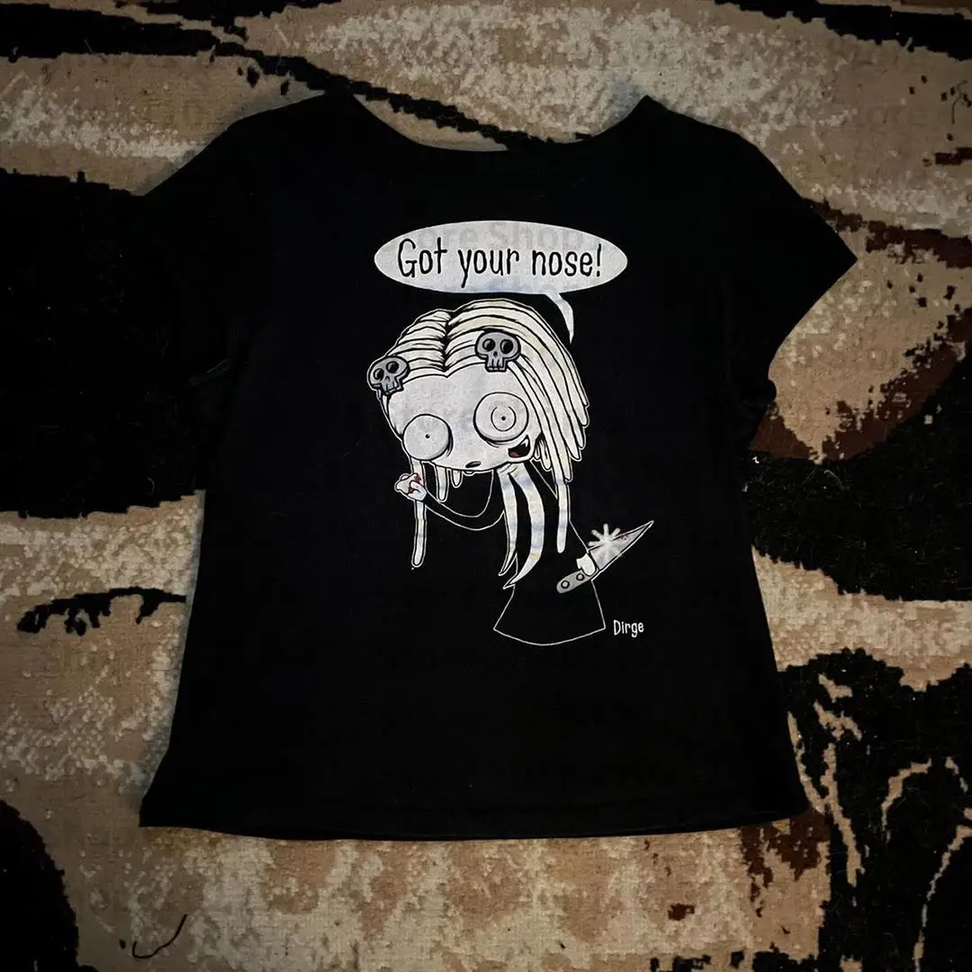 2000s Emo Girls Harajuku Aesthetics Graphic Print T-shirts Y2K Crop top Vintage Punk Tee Casual Streetwear Short Sleeve T-shirts
2000s Emo Girls Harajuku Aesthetics Graphic Print T-shirts Y2K Crop top Vintage Punk Tee Casual Streetwear Short Sleeve T-shirts