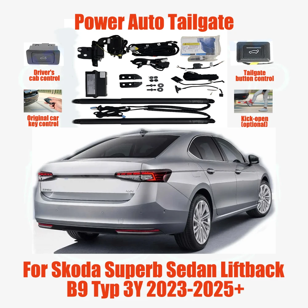 Для Skoda Superb Sedan Liftback B9 Typ 3Y 2023-2025 Электрические автоматические блоки всасывания задней двери, подходящие системы модификации багажника
Для Skoda Superb Sedan Liftback B9 Typ 3Y 2023-2025 Электрические автоматические блоки всасывания задней двери, подходящие системы модификации багажника