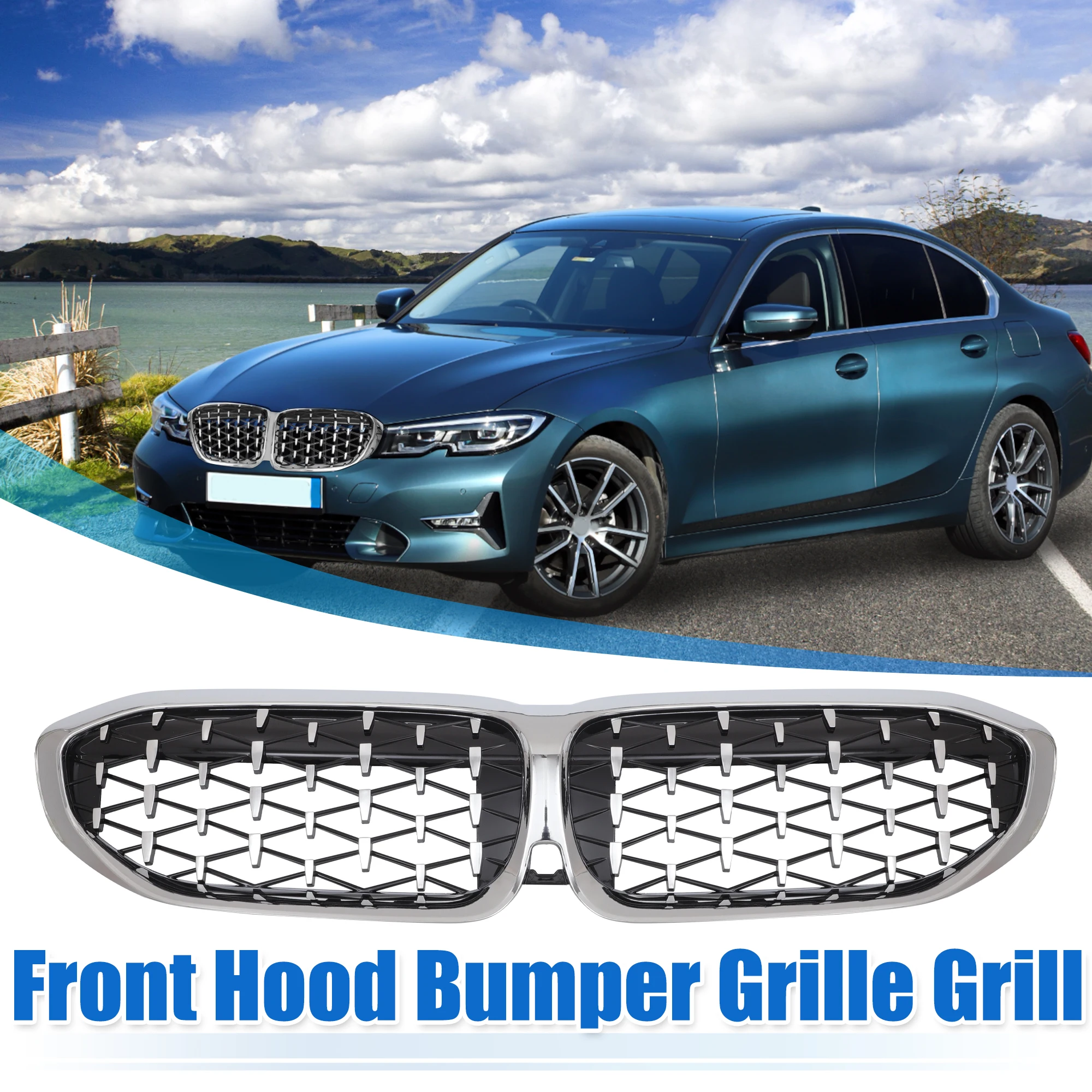 UXCELL Front Hood Bumper Grille Grill for BMW 3 Series G20 2019 2020 2021 2022 2023 51138072085
UXCELL Front Hood Bumper Grille Grill for BMW 3 Series G20 2019 2020 2021 2022 2023 51138072085