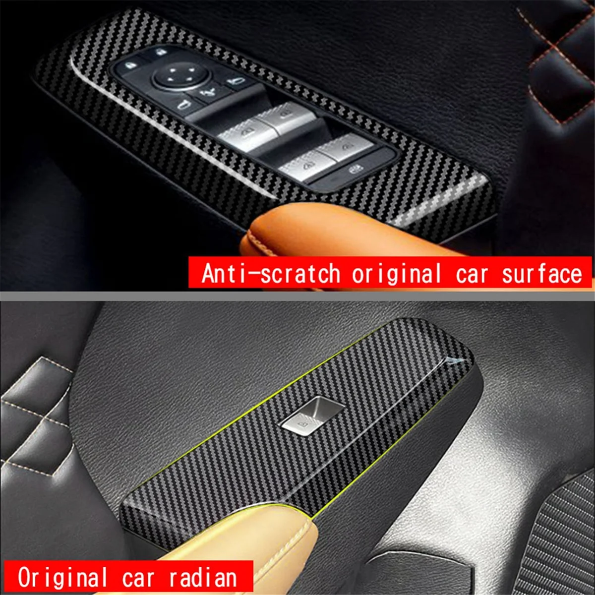 4Pcs Carbon Fiber Car Door Window Lift Button Panel Cover Interior Door Panels Trim for Mitsubishi Outlander 2022+ RHD
4Pcs Carbon Fiber Car Door Window Lift Button Panel Cover Interior Door Panels Trim for Mitsubishi Outlander 2022+ RHD