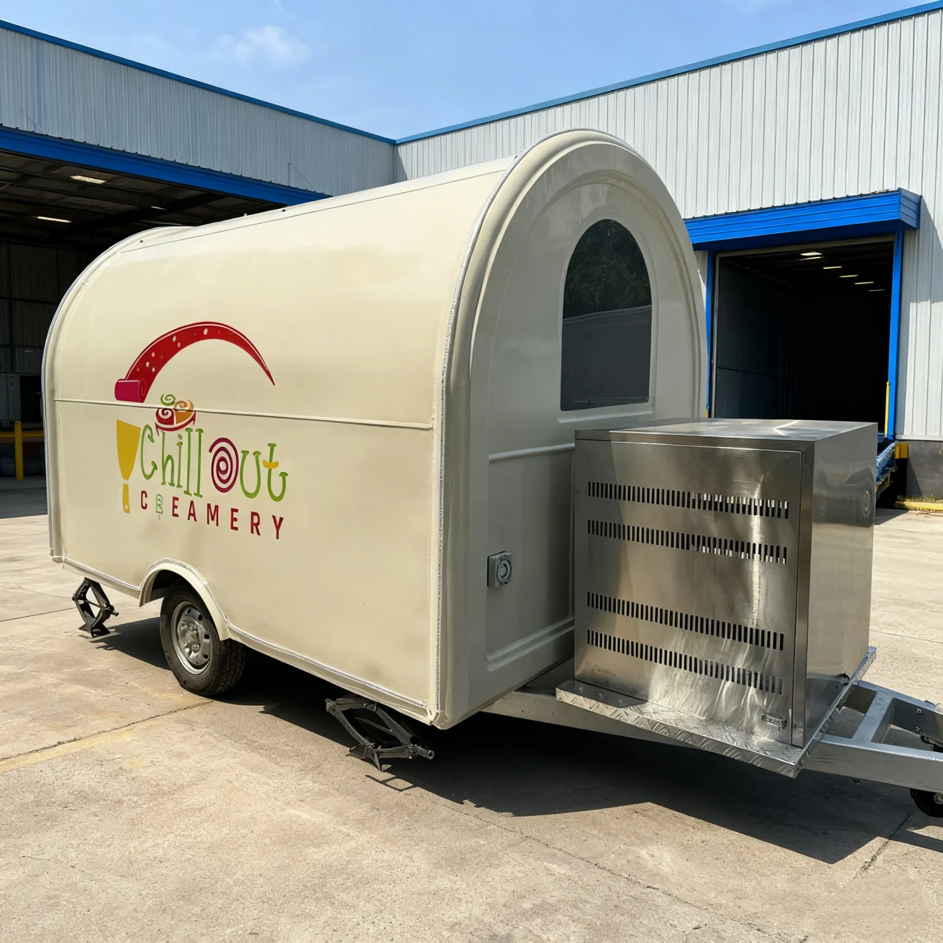 Мобильный уличный фургон-прицеп для кейтеринга с полной кухней: тако, пицца, мороженое, фастфуд
Мобильный уличный фургон-прицеп для кейтеринга с полной кухней: тако, пицца, мороженое, фастфуд