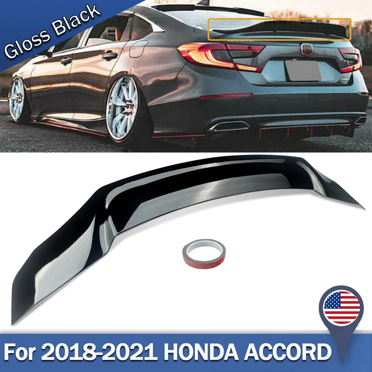 For Honda Accord Rear Roof Spoiler R Style Sedan 4-Door 2018 2019 2020 2021 2022 Duckbill Rear Trunk Spoiler Wing Gloss Black
For Honda Accord Rear Roof Spoiler R Style Sedan 4-Door 2018 2019 2020 2021 2022 Duckbill Rear Trunk Spoiler Wing Gloss Black