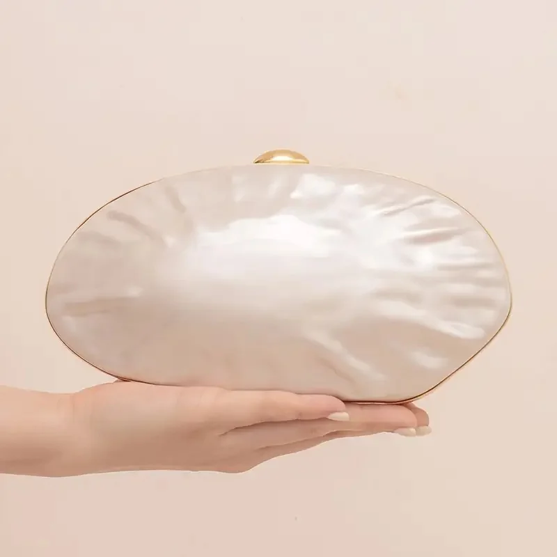 Luxury Shell Clutch Bag Acrylic Pearl White Frame Purse Women Wedding Wallet Female Evening Party Cute Ivory Lady Pro Handbag
Luxury Shell Clutch Bag Acrylic Pearl White Frame Purse Women Wedding Wallet Female Evening Party Cute Ivory Lady Pro Handbag